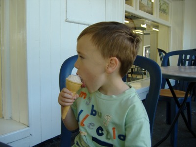 More strawberry ice cream