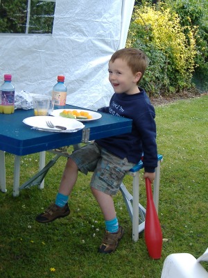 Nearly eating