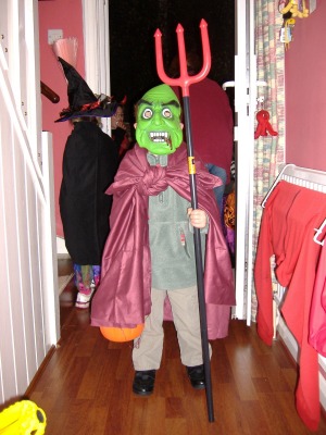 Scary vampire