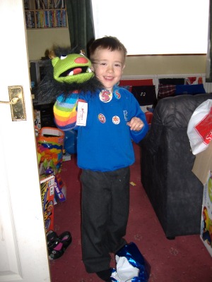 A puppet from Auntie Shari