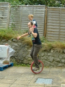 3 September - Riding with Daddy