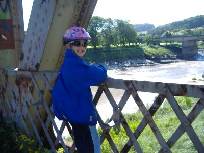 Bridge over muddy waters