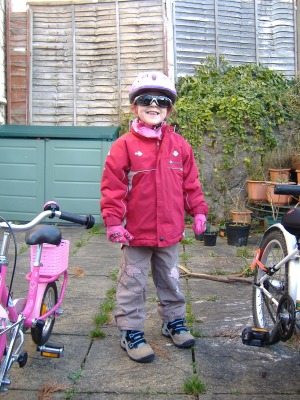 Preparing for a Boxing Day ride.
