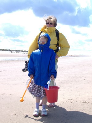 On the beach