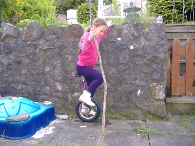 Unicycle practice